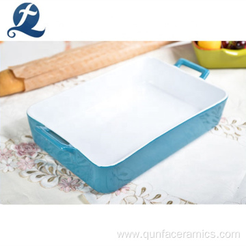 Oven Safe Bakeware Stoneware Bread Baking Pan Set